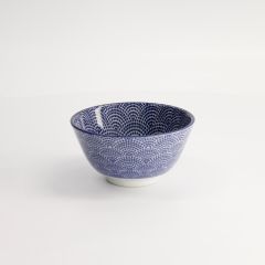Tokyo Nippon Blue Rice Bowl Dots 12x6.4cm