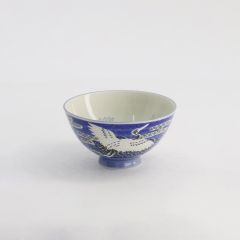 Tokyo Kawaii Rijstkom Kraanvogel (Blauw) 11,5x6 cm