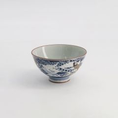 Tokyo Kawaii Rice Bowl Carp (Blue) 11.5x6cm