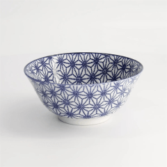 Nippon Blue Tayo Bowl 15.2x6.7cm 500ml Star