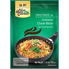 Asian Home Gourmet Kruidenpasta Kantonees Chow Mein Noedels 50g 