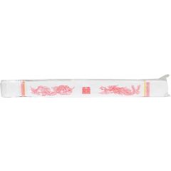 Oriental Chopsticks Envelope White 100pcs / 龙凤白色筷子套 100件