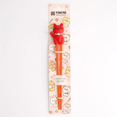 Tokyo Children Chopsticks Lucky Cat Red 22cm