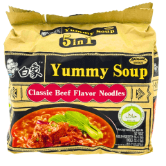 白象汤好喝 经典牛肉风味面 96克 x 5