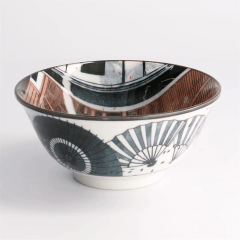 Asakusa Bowl 14.8x7cm 550ml Geisha
