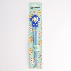 Tokyo Children Chopsticks Monkey Blue 22cm