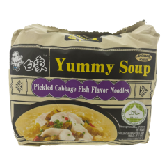 Baixiang Yummy Gezoute Kool vissmaak Noedels 122g