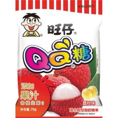 Hot Kid QQ Gummy Snoepjes Lychee Smaak 70g