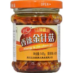 Huichuan Spicy Enoki Mushroom 145g 