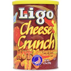 Ligo Cheese Crunch Hot 119g 