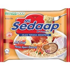 Mi Sedaap Instant Mi Sup Chicken Onion Flavour Noodle Soup 70g 