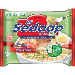 Mi Sedaap Instant Mi Sup Vegetable Soto Flavour Noodle Soup 75g