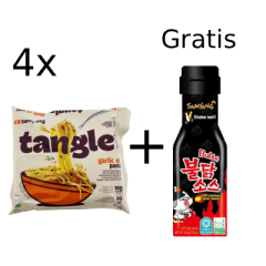 三养 Tangle 蒜香油渍风味意大利面 100 克