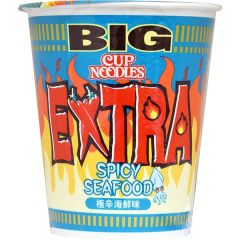 Nissin Big Cup Instant Noodles Extra Spicy Seafood Flavour 100g 