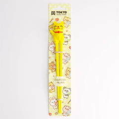 Tokyo Children Chopsticks Lucky Cat Yellow 22cm