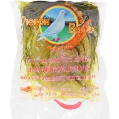 Pigeon Sour Pickled Green Mustard with Chili 350g