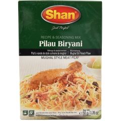 Shan Pilau Biryani Recept & Kruiden Mix 50g