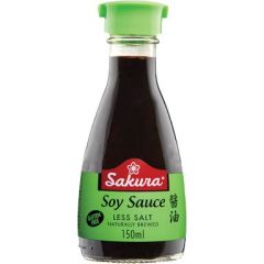 櫻花牌 少鹽輕型醬油（無麩質）150毫升