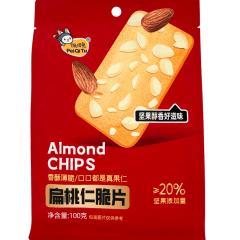 Pei Qi Tu  杏仁脆片 100克