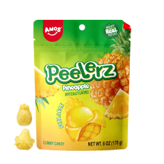 Amos Snoepjes Peelerz Gummy Ananas 65g