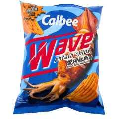 Calbee Grilled Squid Flavoured Potato Chips 90g