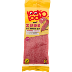 Look o Look Candy Sour Mats Strawberry Flavour 125g