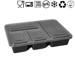 PP Bakken 4 Vaks+Deksel (60sets)