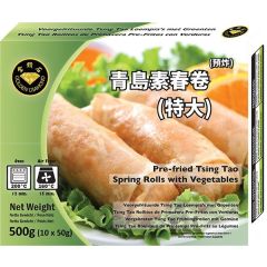 Golden Diamond Voorgebakken Tsing Tao Loempia's met Groenten 500g (10x50g)