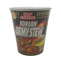 Nissin Cup Instant noedels met Koreaanse legerstoofpotsmaak 75g