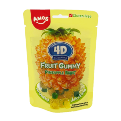 Amos 4D Pineapple Burst Fruit Gummy 65g