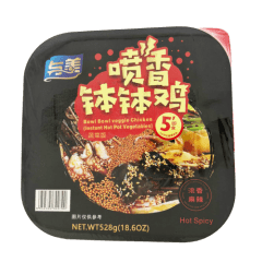 与美 喷香钵钵鸡 浓香麻辣味 528克