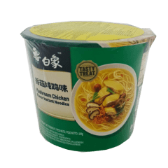 Baixiang Tasty Treat Mushroom Chicken Flavor Instant Noodles (Bowl) 104g