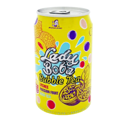 Madam Hong Passion Fruit + Lychee Bubble Tea 320ml