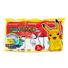 Pokémon Gekruide zeewier snacks 3pk 3x4g