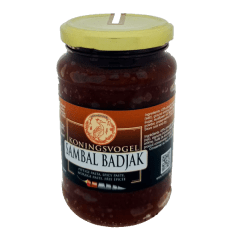 Koningsvogel Sambal Badjak 375g