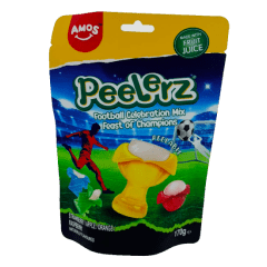 Amos Peelerz Gummy met Gemixte Vruchten smaken 170g
