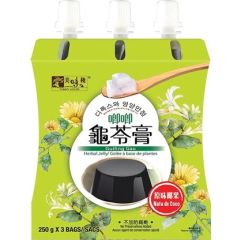 美味棧 唧唧龜苓膏（椰果）250gx3包 