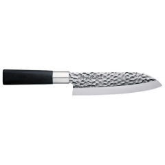Knife Stainless Steel Santoku 165mm Hammered Style
