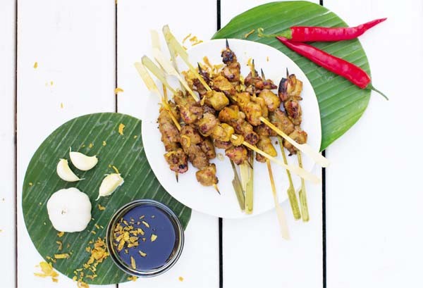 Indonesian Chicken Satay Skewers Amazing Oriental