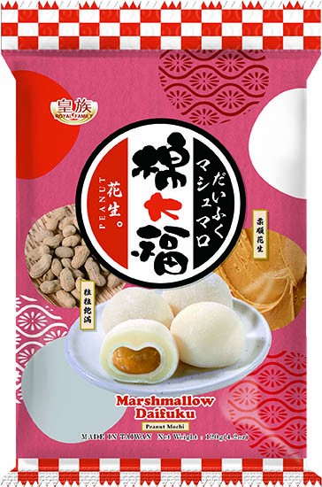Royal Family Mochi met Pinda Smaak 120g | Amazing Oriental