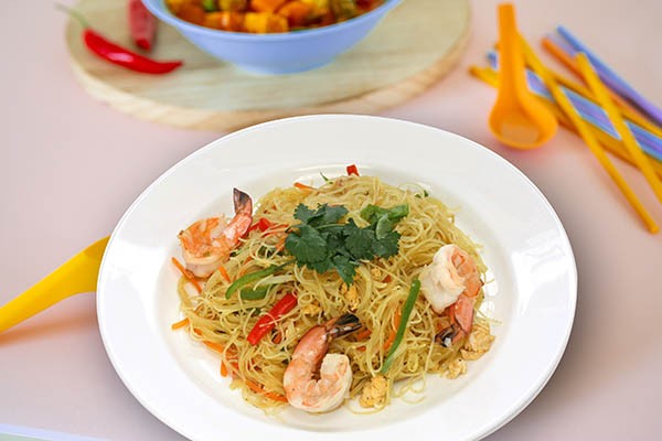 Singapore-Style Fried Rice Noodles - Main Image