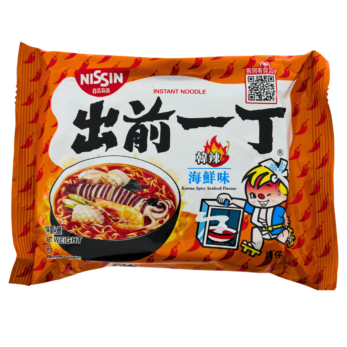 Demae ramen — ljuti morski plodovi