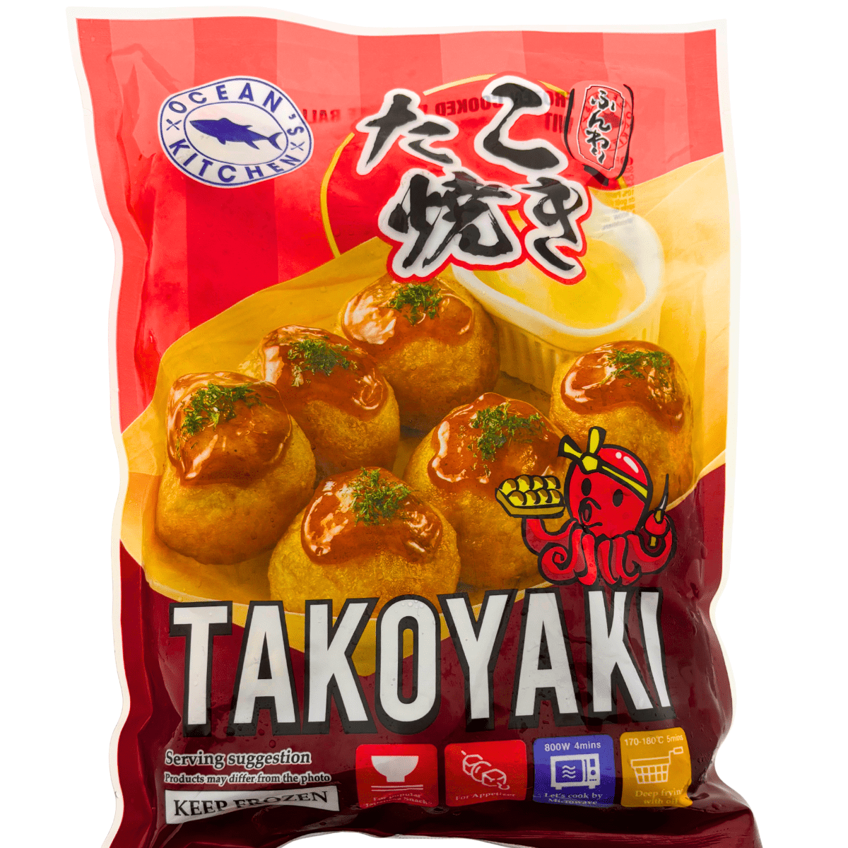 takoyaki·͜· ꕤ︎︎ Ocean's Kitchen Takoyaki 500g | Amazing Oriental