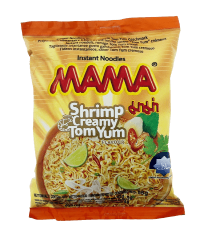 Mama Instant Noedels Romige Tom Yum Garnalen Smaak 55g | Amazing